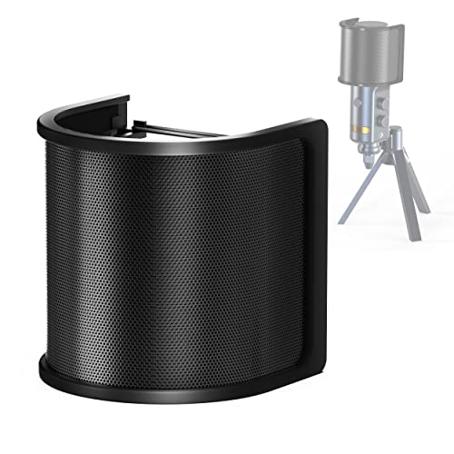 Ixtech Microphone Pop Filter, Mic Pop Screen With Metal Mesh And Foam Filter, Handheld Mic Windscreen Cover Pop Shield, Noise Sh