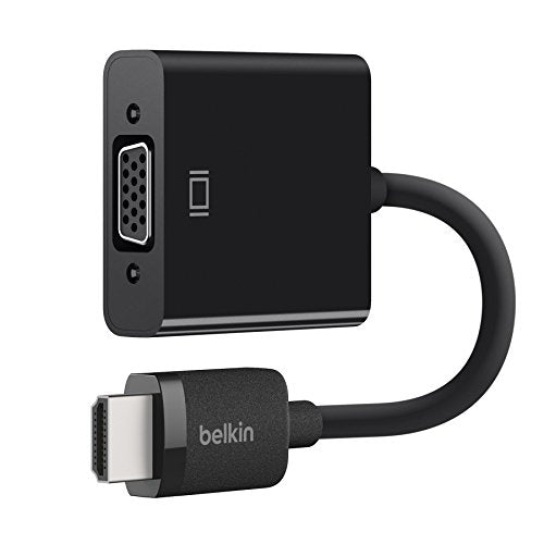 Belkin Hdmi To Vga Adapter With Micro Usb Power And Audio Support, Compatible With Apple Tv 4K And Most Tvs