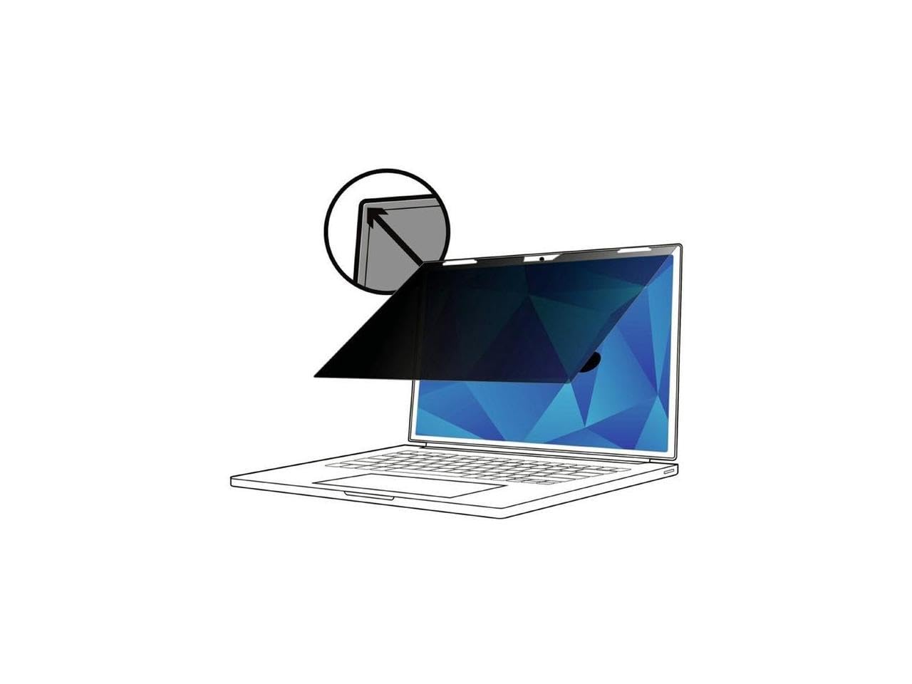 3M Privacy Filter For Apple Macbook Pro 14 2021 With Comply Flip Attach 16:10 (Pfnap011)