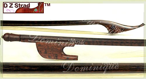 D Z Strad Old German Baroque Style Violin Bow Snakewood Full Size 4/4 (Full Size - Baroque)