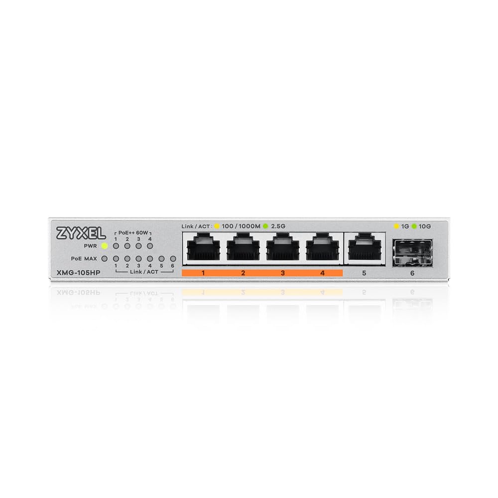 5 Port 2.5Gbe Poe++ Switch