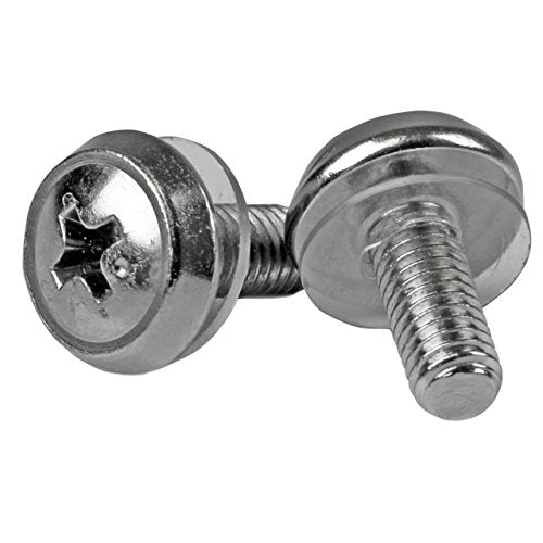 Startech.Com M5 Mounting Screws For Server Racks And Cabinets   50 Pack   Screw Kit (Pack Of 50)   Cabscrews