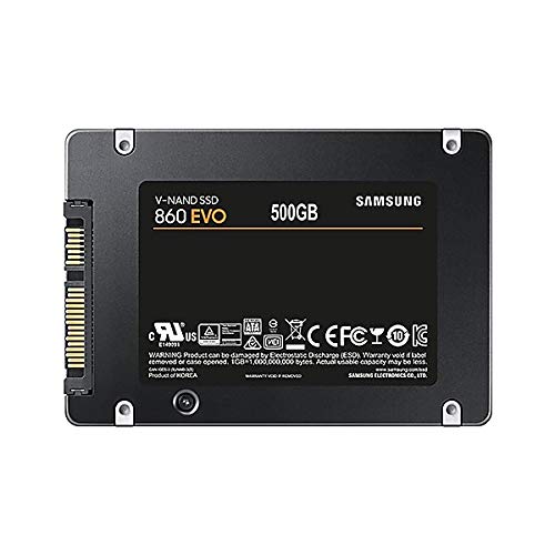 Samsung 860 Evo Mz-76E500E 500 Gb Solid State Drive - Sata (Sata/600) - 2.5 Drive - Internal - 550 Mb/S Maximum Read Transfer Ra