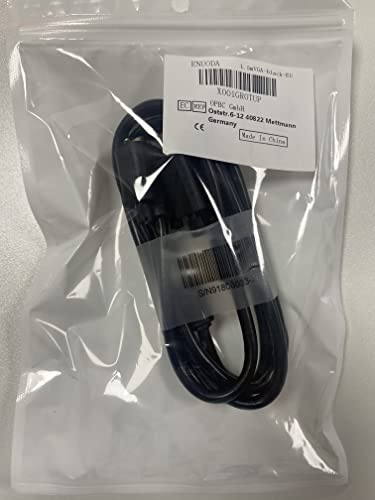 Enuoda Vga To Vga Cable 15 Pin Male To Male Plug Computer Monitor Cable Wire Cord,4.9 Feet,Black