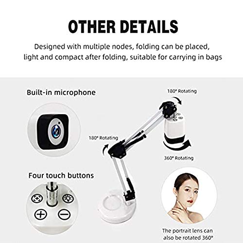 Document Camera For Teachers, 8Mp With Auto-Focus And Led Supplemental Light, Excellent For Distance Education And Web Conferenc
