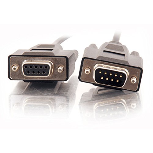 C2G 25213 Db9 M/F Serial Rs232 Extension Cable, Black (3 Feet, 0.91 Meters)