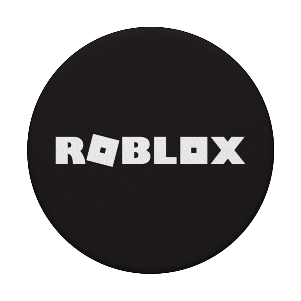 Roblox Logo, Black & White Popsockets Stand For Smartphones & Tablets Popsockets Popgrip: Swappable Grip For Phones & Tablets Po