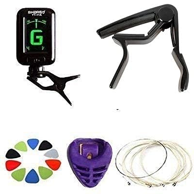 Flare Guitar Pick (Combo 5) Guitar Tuner, String Set, Pick Holder, Guitar Picks, Guitar Capo