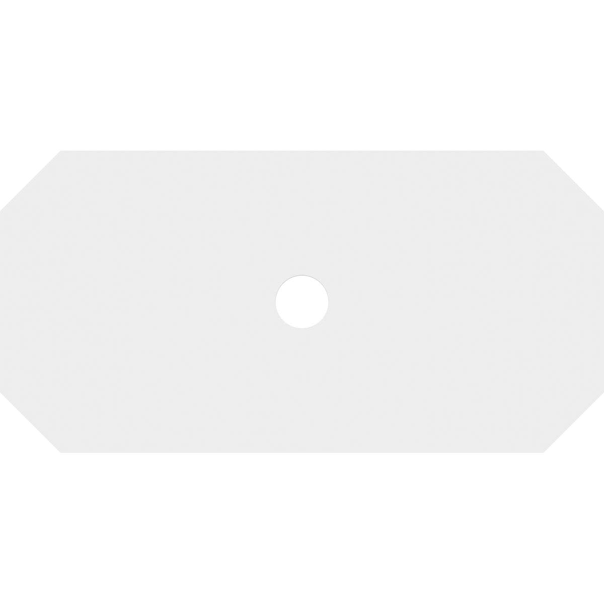 Ekena Millwork Cmp34X17Ed 03000 Emerald Architectural Grade Pvc Contemporary Urethane Ceiling Medallions 34''W X 17''H X 3''Id X