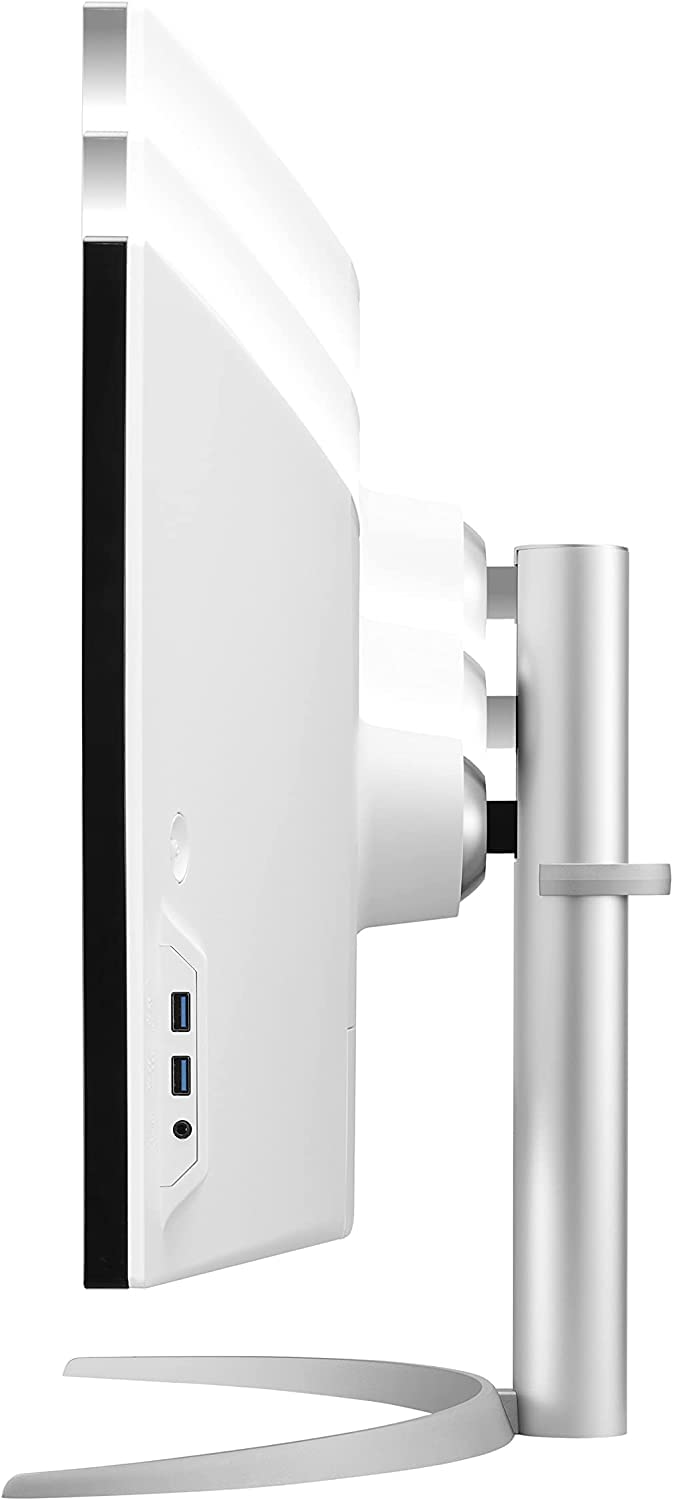 Lg 49Wq95C-W 49 Inch 32:9 Curved Ultrawide Dqhd (5120 X 1440) Nano Ips Monitor, Nvidia G-Sync Compatible & Amd Freesync Premium