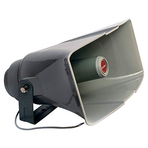 5 Core 16 Inch Indoor Outdoor Pa Power Horn Speaker Waterproof 40W Max 16 Ohm Compact Loud Sound Driver Horn Mounting Bracket In