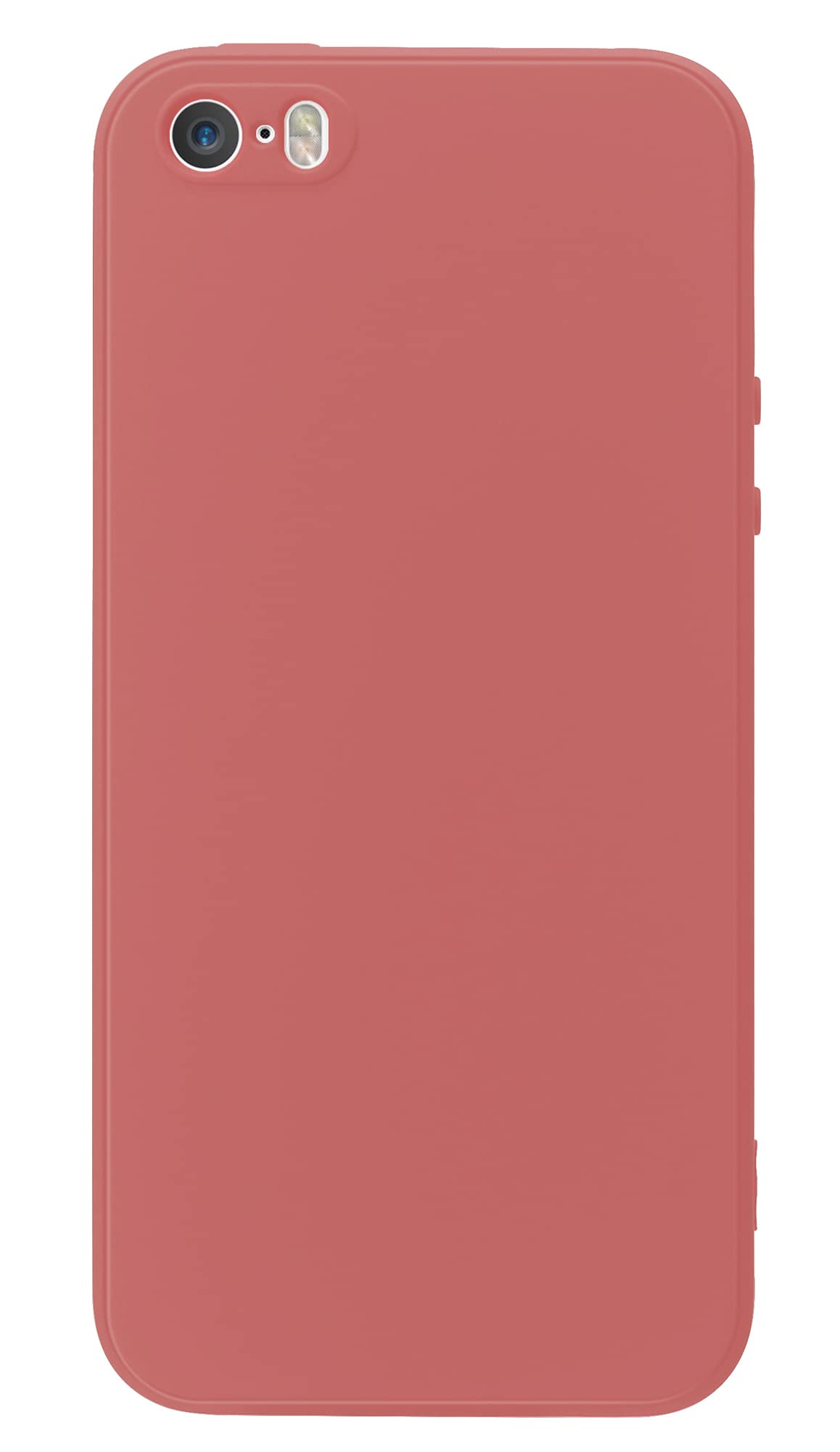 Mundulea Compatible Iphone 5S/Iphone Se (2016 Edition) Case Matte Tpu Ptotective Cover For Iphone 5 5S (Hawthorn Red)