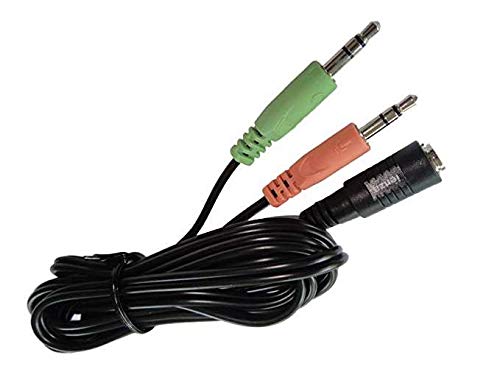 Pc Splitter (6Ft Long) For Astroa10 A10 A40, Sennheiser, Steelseries, Turtle Beach & Similar Gaming Headsets : Gaming Headset To