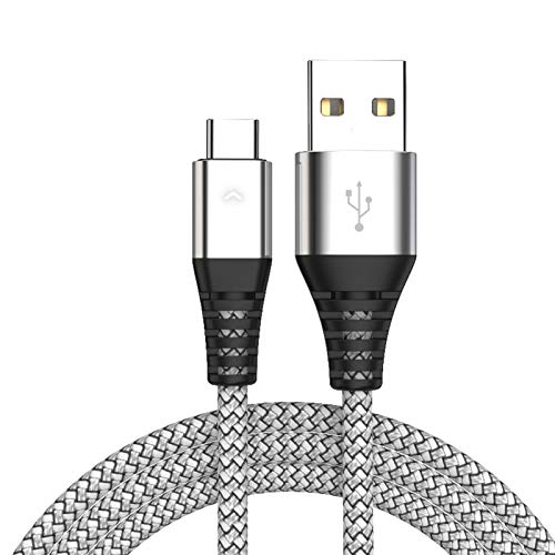 Iflash [3 Pack] Nylon Braided Usb Type C Cable, Usb A 2.0 To Usb-C Fast Charger Cord For Samsung Galaxy S10 S9 S8 Plus Note 9 8,