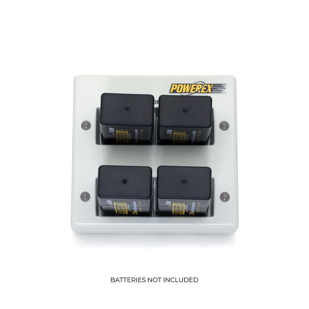 Powerex Mh-C490F-Dcw Worldwide 9-Volt Battery Charger With Car Adapter