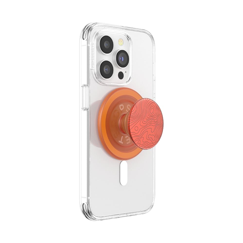 PopSockets Phone Grip for MagSafe, Magnetic Holder, Phone Stand - Topo
