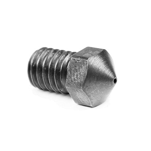 Microswiss Plated A2 Hardened Tool Steel Nozzle RepRap - M6 Thread 1.75mm Filament 0.4mm