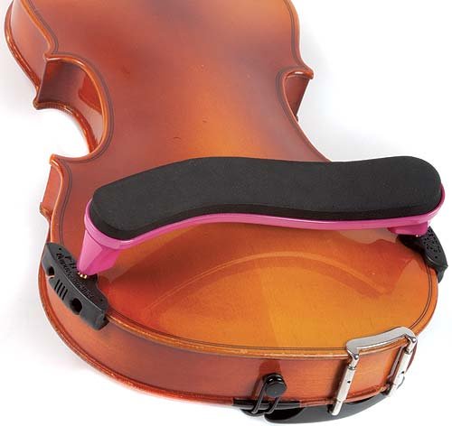 Everest Es4Hpi Es Series 4/4 Violin Adjustable Shoulder Rest   Pink