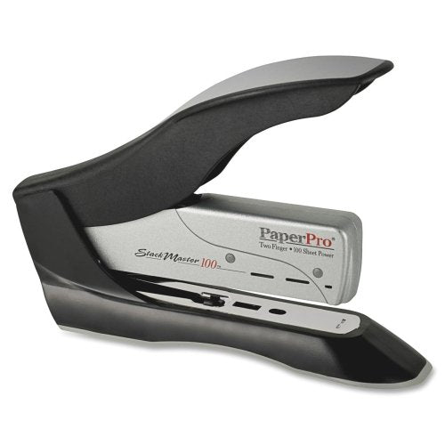 Wholesale CASE of 5  Accentra Stack Master 100 Heavy Duty StaplerStapler, 100 Sheet Capacity, 25/8 Throat, Black/Silver