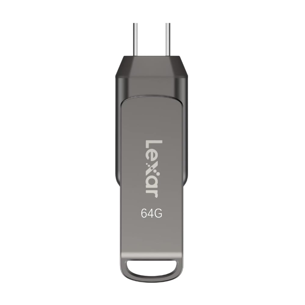 Lexar Pen Drive 64Gb Dual TypeC And TypeA Usb 3.1 Flash Drive, Up To 130Mb/S Read