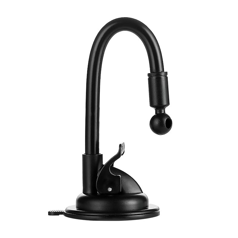 Thtrht 2 Pack Car Phone Holder Mount Suction Cup Replacement With Long Arm Gooseneck 17Mm Ball Joint Connector Suction Stand For