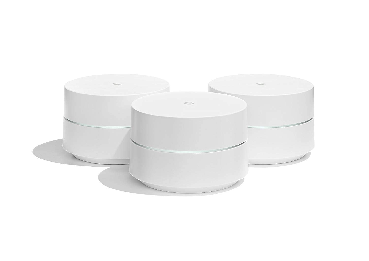 Google Wifi System, 3-Pack - Router Replacement For Whole Home Coverage (Nls-1304-25),White