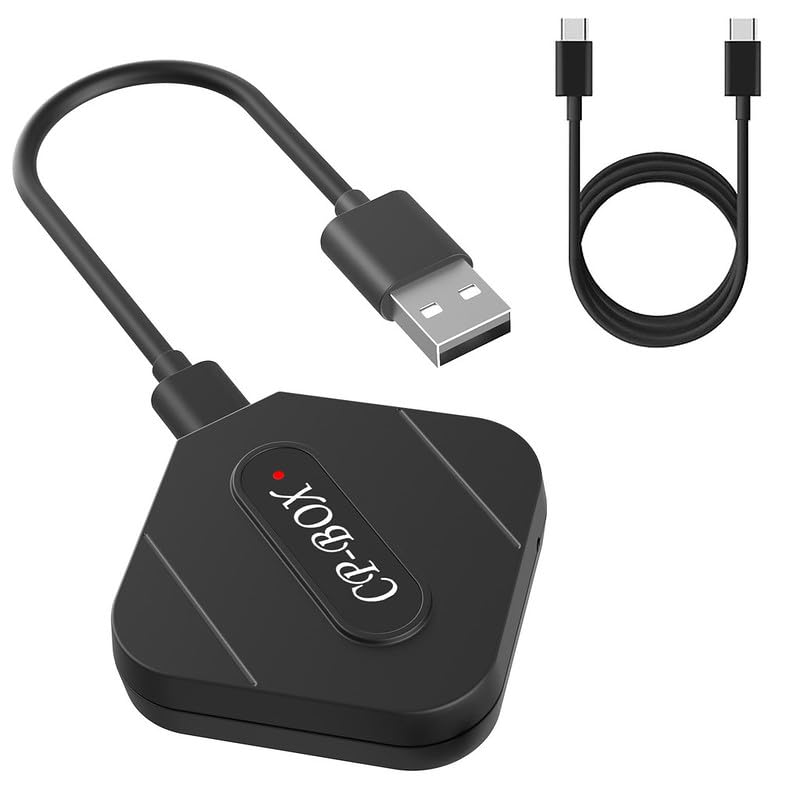 2024 Upgrade Wireless Carplay Adapter Compatible With Apple Iphone Ios 10+ Car Play Dongle Converts 5.8Ghz Wifi Plug & Play No D