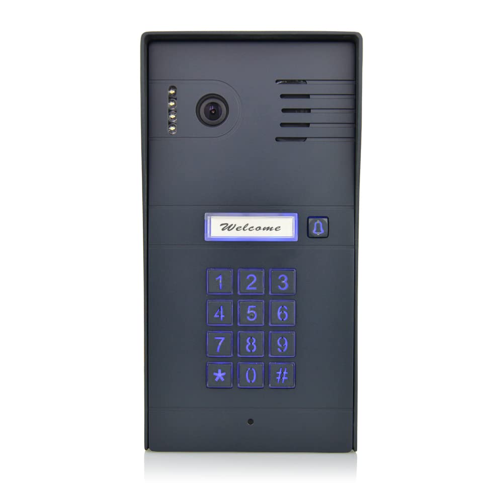 Gbf Smart Video Door Phone & Doorbell Intercom System With A Smart Keypad(Pl963Pmbl Poe)  1080P Camera, Built In Poe, Control Tw
