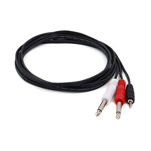 DS18 MBTRS2MN10 1/4Inch Mono Plug to 3.5mm TRS, 10Feet