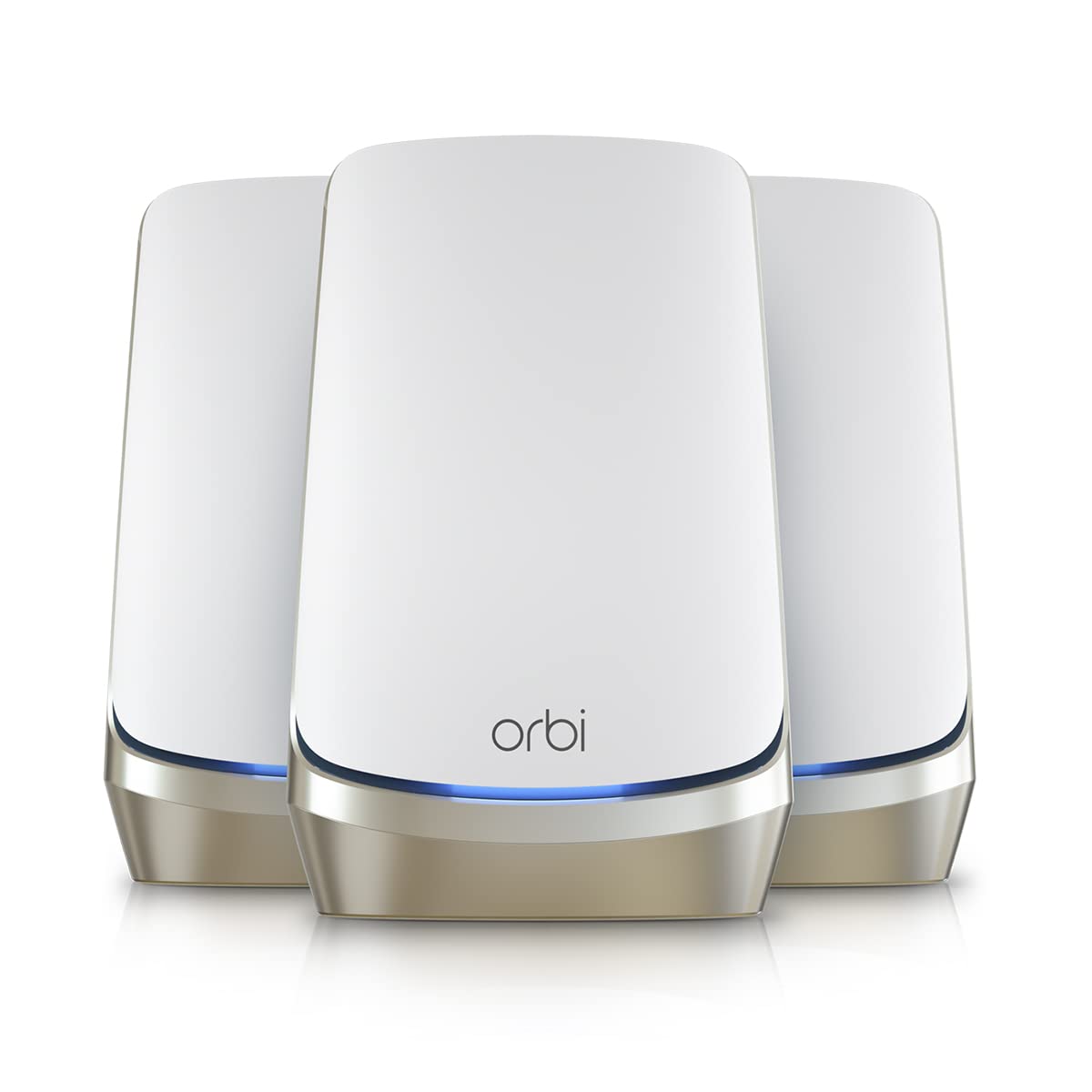 Netgear Orbi Quad-Band Wifi 6E Mesh System (Rbke963), Router With 2 Satellite Extenders, Coverage Up To 9,000 Sq. Ft., 200 Devic