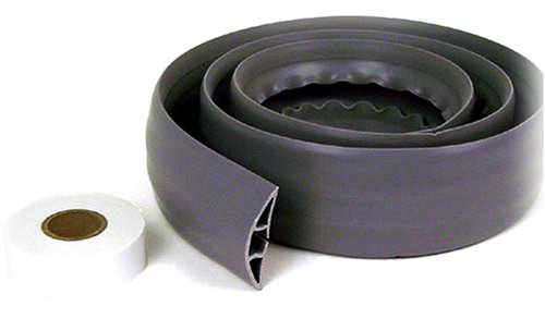 Belkin Cord Concealer With Double Sided Adhesive Tape (Gray, 6 Feet)