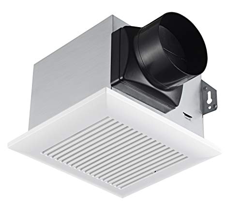 Tech Drive Very Quiet 80 Cfm, 1.5 Sone No Attic Access Needed Installation Bathroom Ventilation And Exhaust Fan