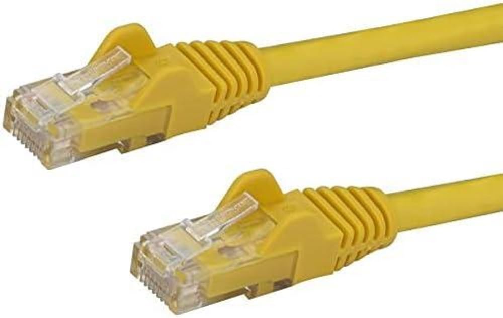 Startech.Com 100Ft Cat6 Ethernet Cable   Yellow Cat 6 Gigabit Ethernet Wire   650Mhz 100W Poe Rj45 Utp Network/Patch Cord Snagle