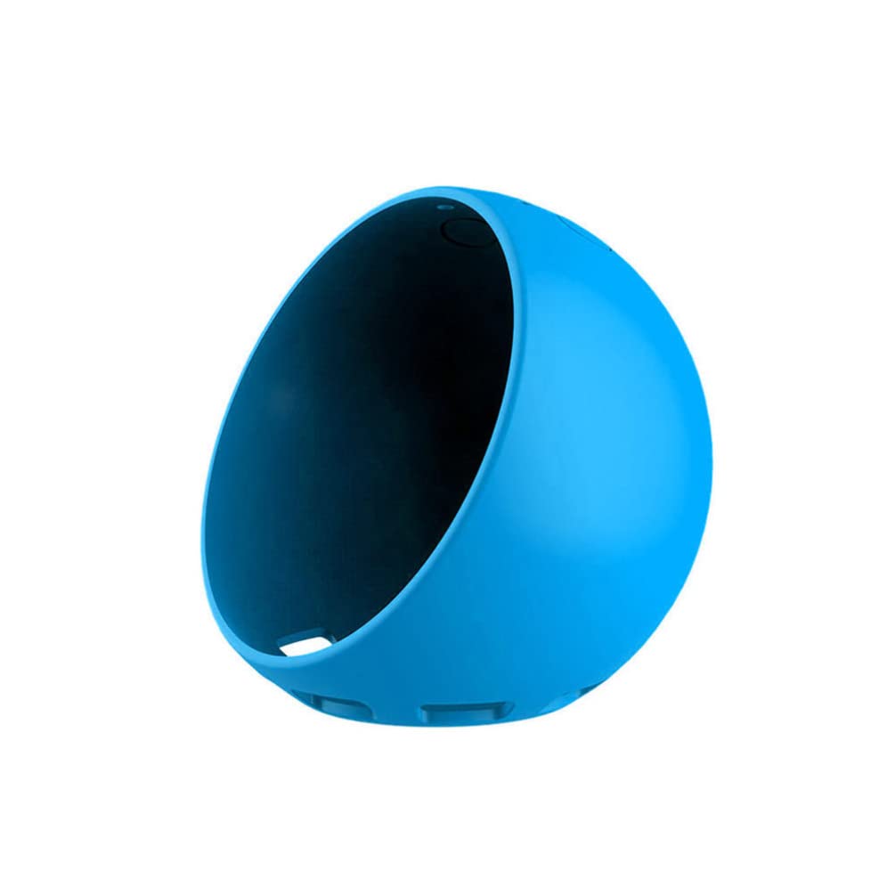 Solustre Silicone Cover Shockproof Case Protector Elastic Soft Case Cover Compatible For Echo Spot Blue Accessories