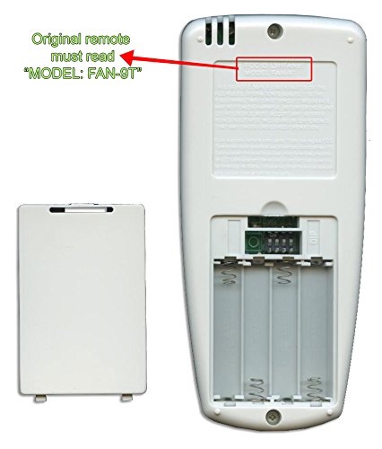 Anderic Replacement Fan 9T With Reverse Key Thermostatic Remote Control For Hampton Bay Ceiling Fans   Fan9T (Fcc Id: L3Hfan9T,