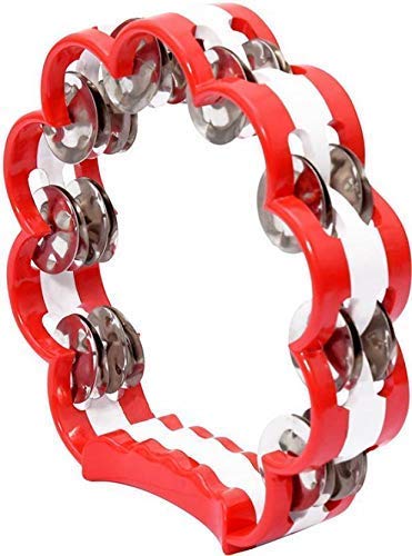 SPEHUB MS Musical dolphin cloud Shape Percussion Hand bell Ring Tambourine (Multicolour)