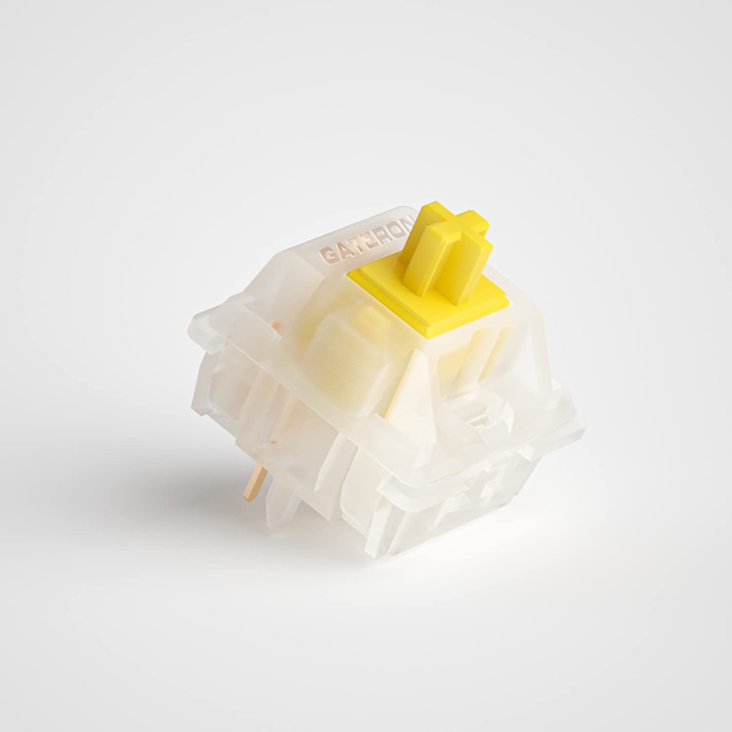 Kutethy Gateron Milky Yellow Pro V2 Switches, Pre Lubed Linear 5 Pin For All Mx Mechanical Keyboard (36Pcs, Milky Yellow Pro)