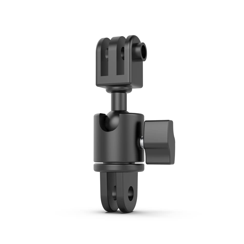 Aluminum 360 Degree Rotation Camera Mount, Metal Bracket Adapter Compatible With Gopro Hero 13/12/11/10/9/8/7/(2018) Black, Dji Action 4/3, Sony And Other Action Cameras (Adjustable Adapter Mount)