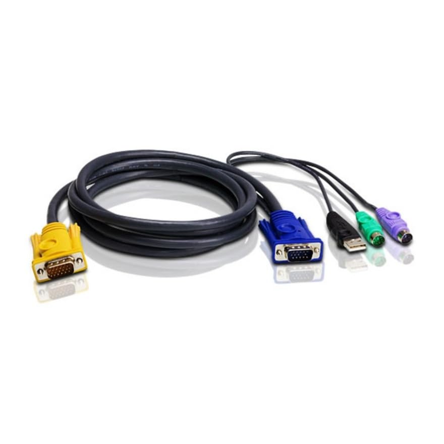 4' Usb Ps/2 Kvm Combo Cable