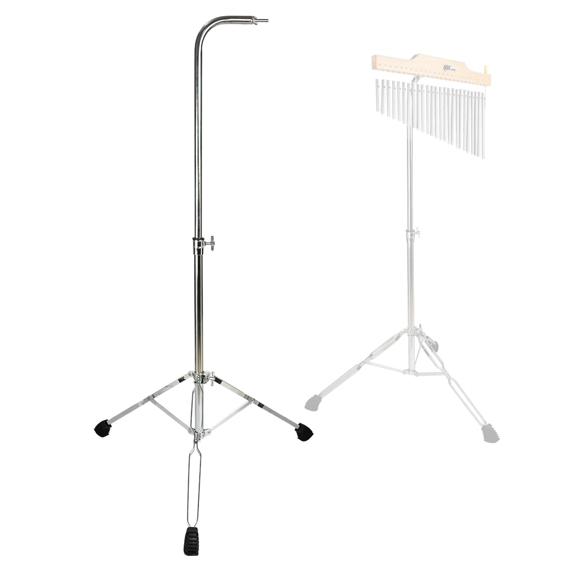 Ennbom Adjustable Height Tripod Stand Collapsible Wind Chime Stand Mounting Stand For Bar Chime Musical Percussion