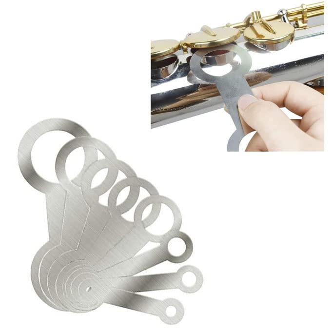 Jiayouy 26Pcs Sax Repair Tool Kit Include Led Leak Light & Spring Hook & Key Indentation Clip & Leveling Pad & Spring Pliers Rep