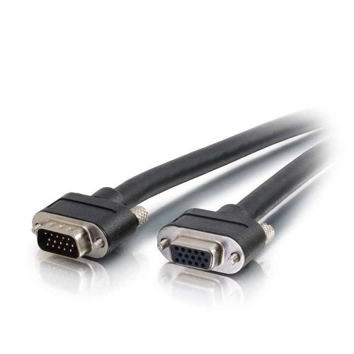 C2G 50235 Select Vga Video Extension Cable Vga Male To Vga Female, In Wall Cmg Rated, Black (1 Foot, 0.30 Meters)