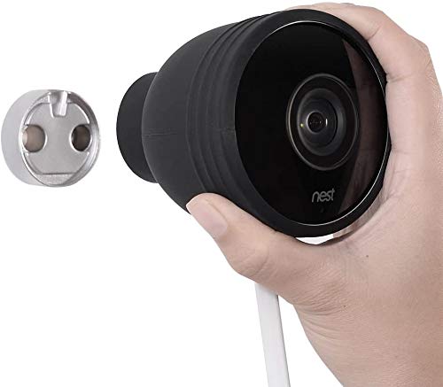 Vomenc Compatible For Nest Cam Wall Mount Versatile Aluminum Bracket Compatible For Nest Cam Outdoor Security Camera (1Pack)