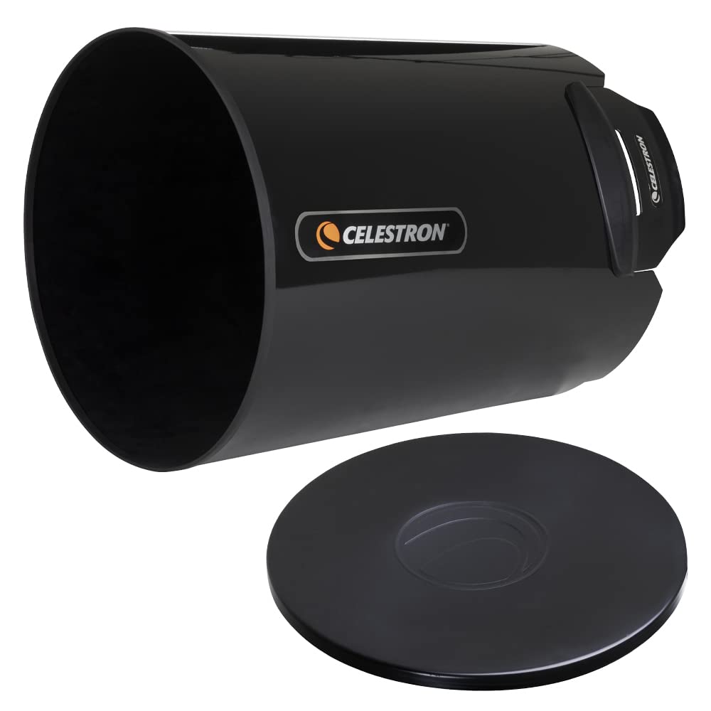 Celestron - Dew Shield with Cover Cap - Aluminum Dew Prevention - Fits 14    Schmidt Cassegrain, EdgeHD, and RASA Telescope