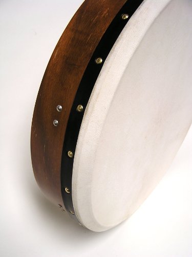 Mid-East Tunable Bodhran Drum - 18" Sheesham Soft Head, Model BTN8RS, Natural Finish