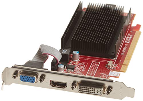 Visiontek Radeon 5450 1Gb Ddr3 (Dvi-I, Hdmi, Vga) Graphics Card - 900860, Red/Blace
