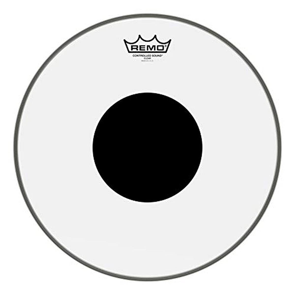 Remo Controlled Sound Clear Drum Head With Black Dot   14 Inch