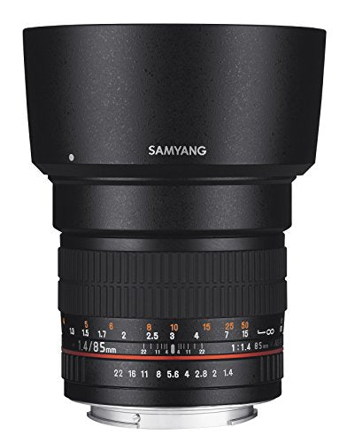 Samyang Sy85M P 85Mm F1.4 Lens For Pentax , Black