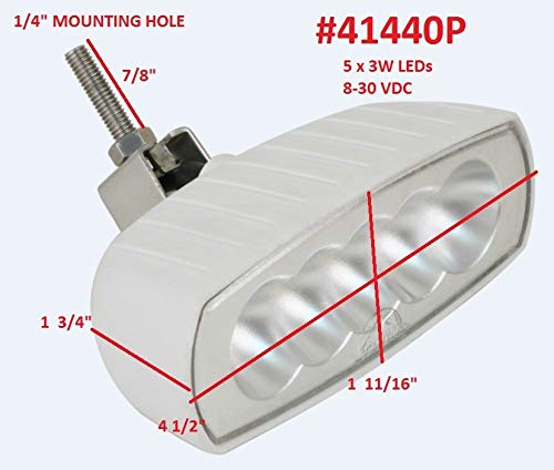 Scandvik Bracket Mount  Led Spreader Light -  White,WBAUVB074KJX4SH