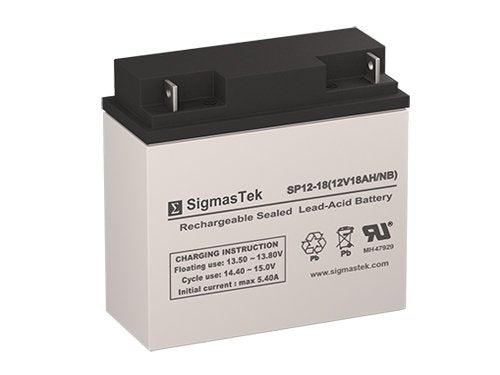 Rb12180 12 Volt 18 Amph Sla Replacement Battery With Nb Terminal